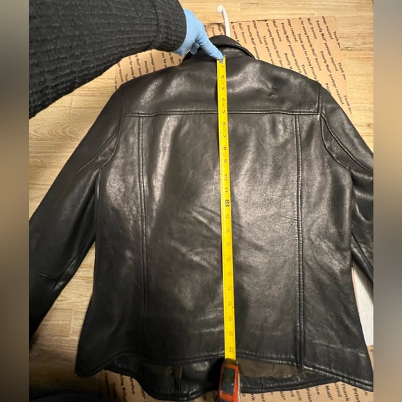 All Saints Elva Black Leather Jacket - Picture 9 of 13